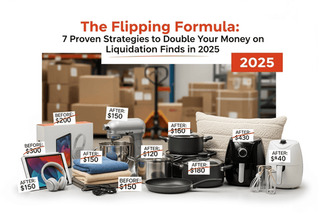 The Flipping Formula: 7 Proven Strategies to Double Your Money on Liquidation Finds in 2025 - LNJ Liquidations