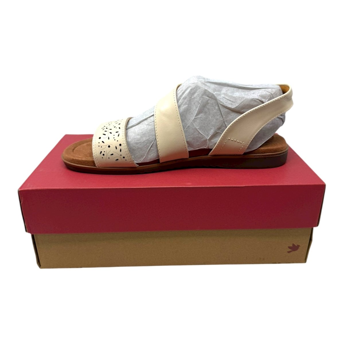 Cobb Hill Women's Zion 2 Piece Sandal, Vanilla Leather, 9 - Clothing And Accessories - LNJ Liquidations