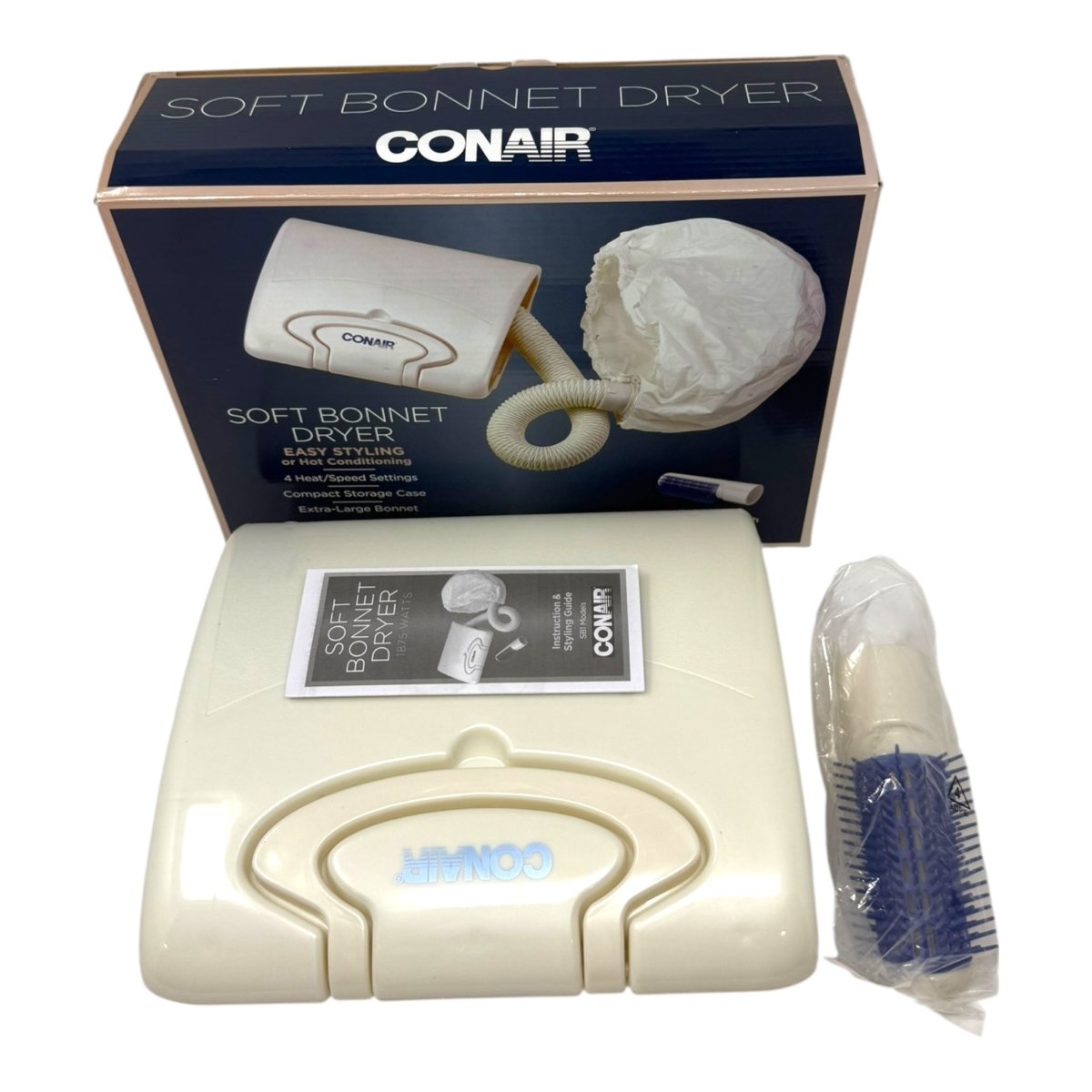 Conair Bonnet Hair Dryer, Soft Portable Bonnet Style Hair Dryer - LNJ Liquidations