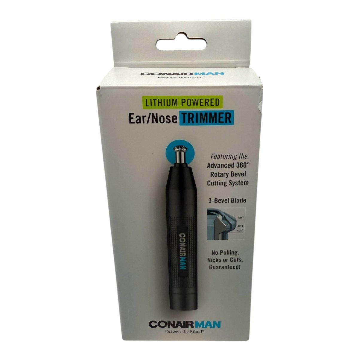 ConairMan Nose Hair Trimmer for Men, For Nose, Ear, and Eyebrows, Patent 360 Bevel - LNJ Liquidations