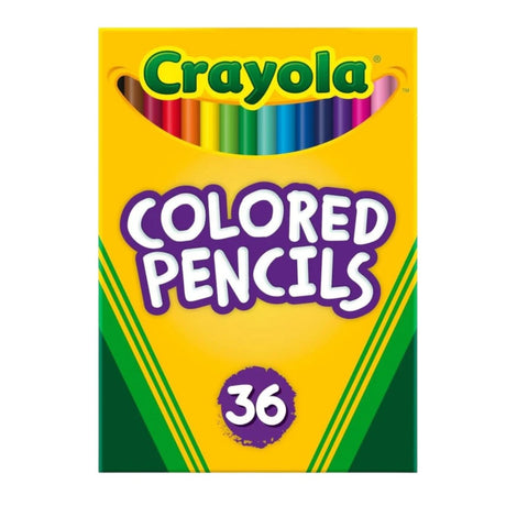 Crayola Colored Pencils 36 Count Pre Sharpened Kids Pencil Set Back to School Supplies - LNJ Liquidations