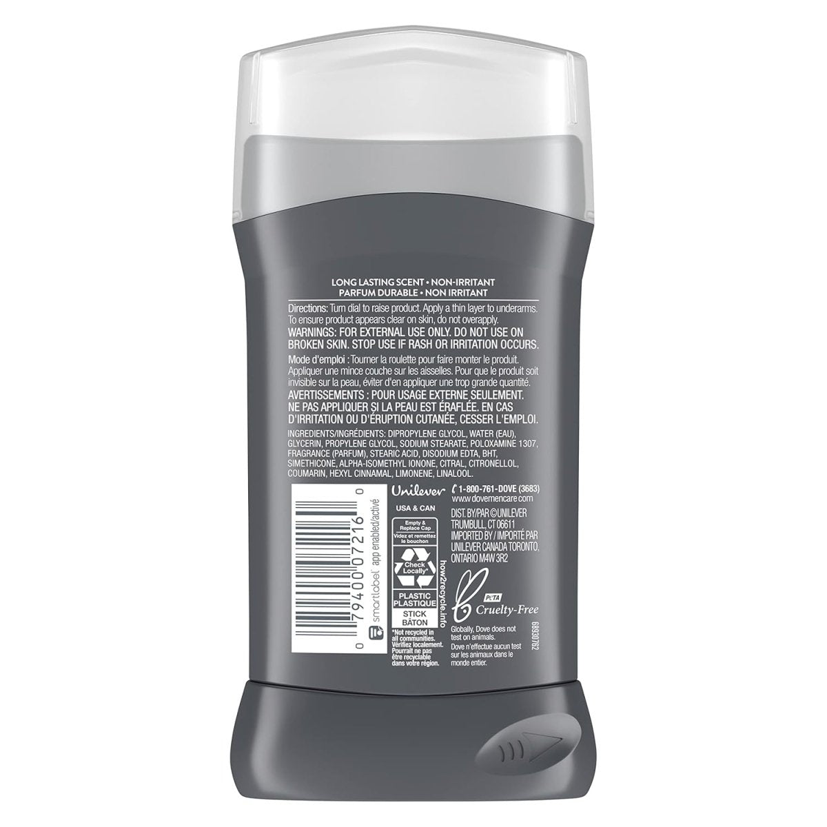 Dove Men+Care Clean Comfort Deodorant Stick 3 oz - 100 Piece Wholesale Lot - LNJ Liquidations