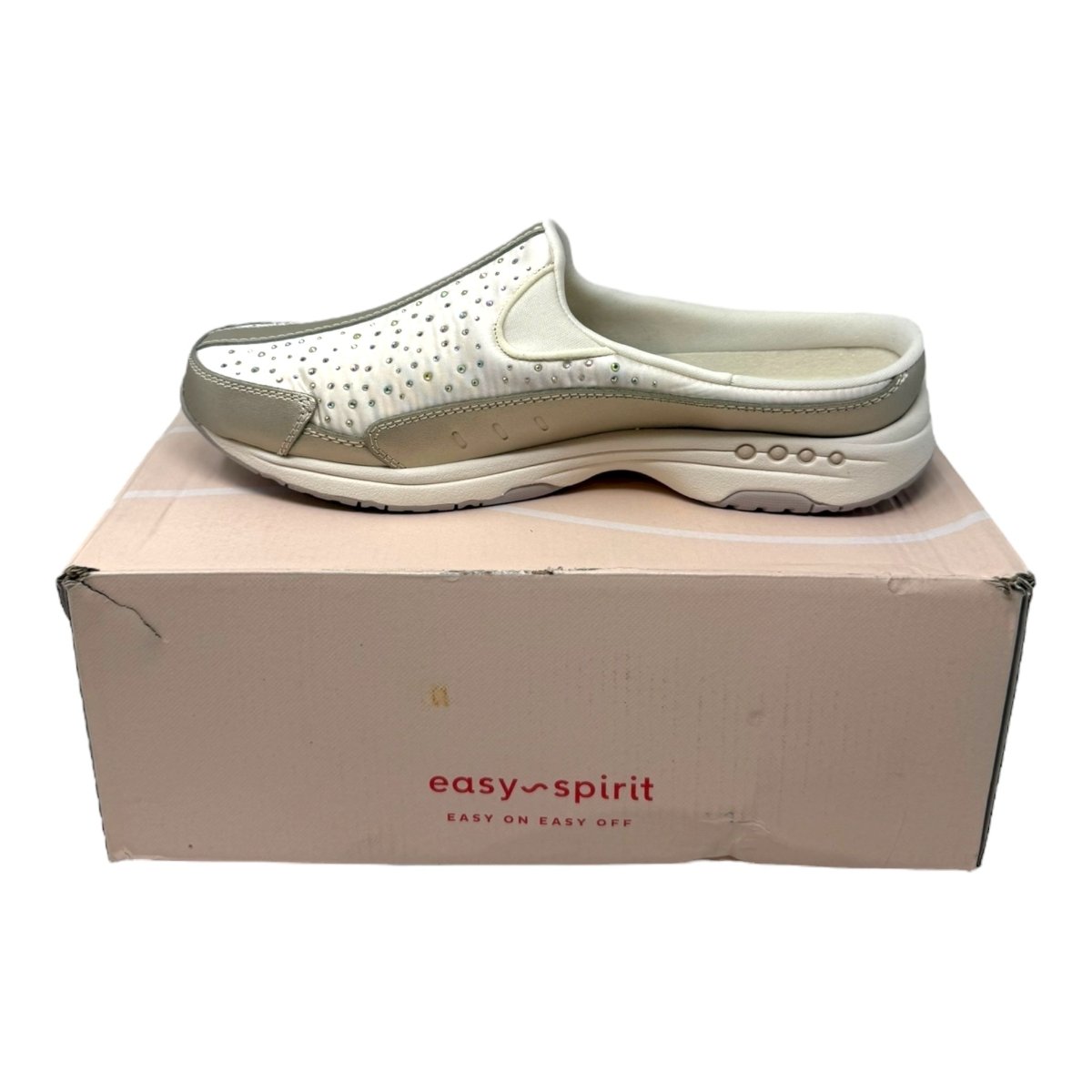 Easy Spirit Women's Travelstones Sneaker, Gold, 9.5 Narrow - Clothing And Accessories - LNJ Liquidations