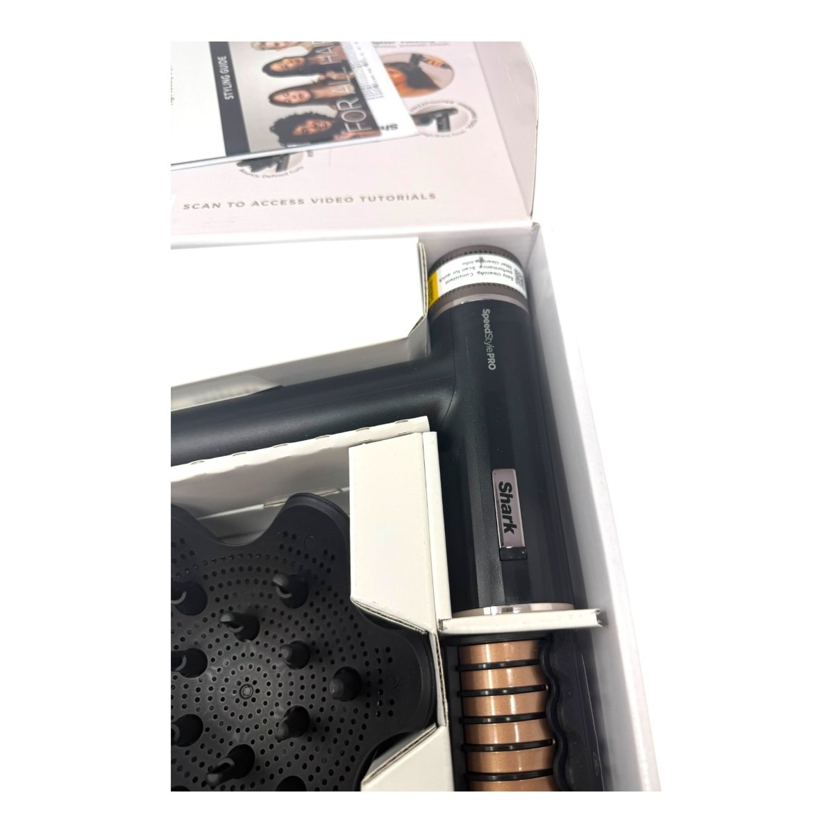 Shark SpeedStyle Pro Professional Performance High - Velocity Hair Dryer System with Scalp Shield and IQ Speed Styling - LNJ Liquidations