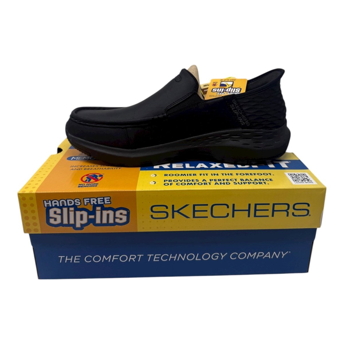 Skechers Men's Parson - Oswin Slip - in Moccasin, Black, 8.5 - Clothing And Accessories - LNJ Liquidations