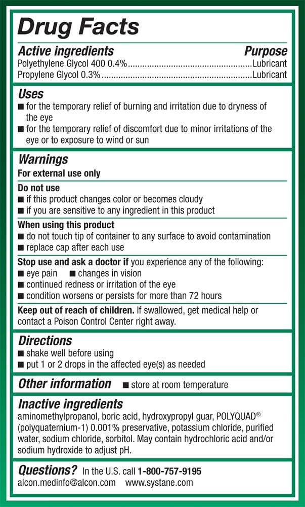 Systane Ultra Lubricant Eye Drops Twin Pack 10 mL Each Artificial Tears for Dry Eye New - LNJ Liquidations