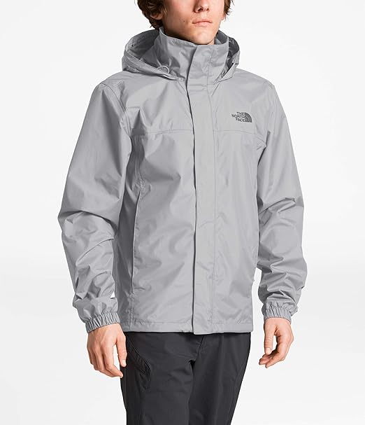 The North Face Mens Resolve Waterproof Jacket Mid Grey XL New - LNJ Liquidations