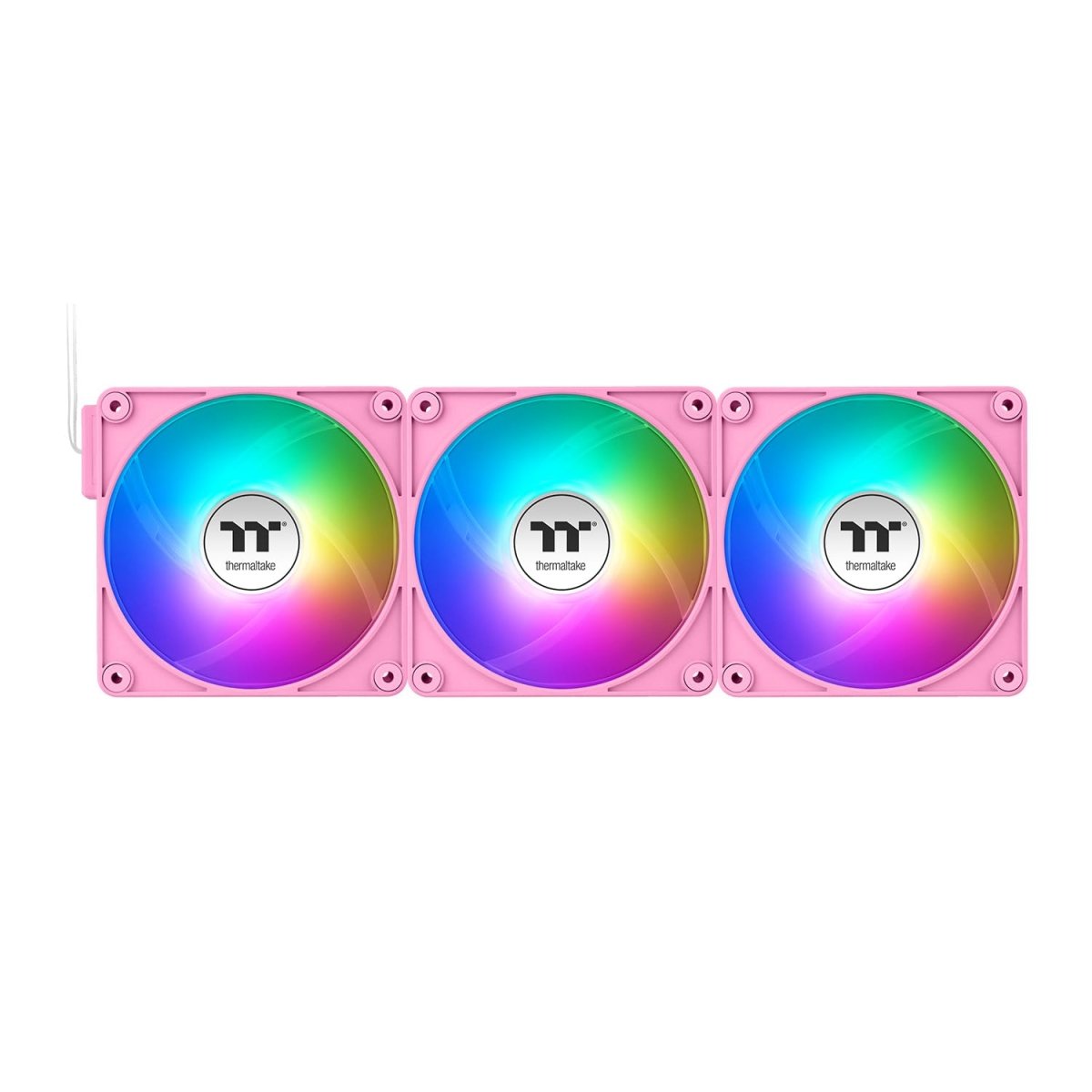 Thermaltake CT140 EX Reverse ARGB Sync PC Cooling Fan 3 Pack Bubble Pink CL - F229 - PL14PK - A - LNJ Liquidations