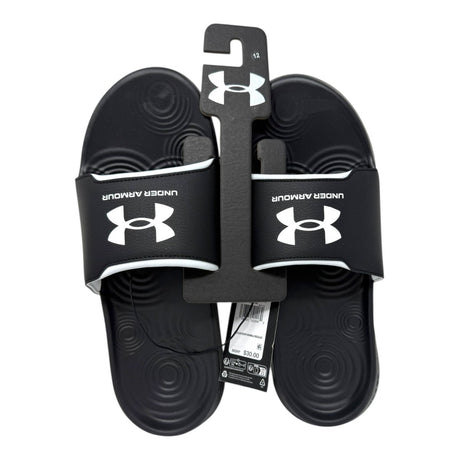 Under Armour Men’s Ignite Select Slides – Black/Black/White (size 12 US) - LNJ Liquidations