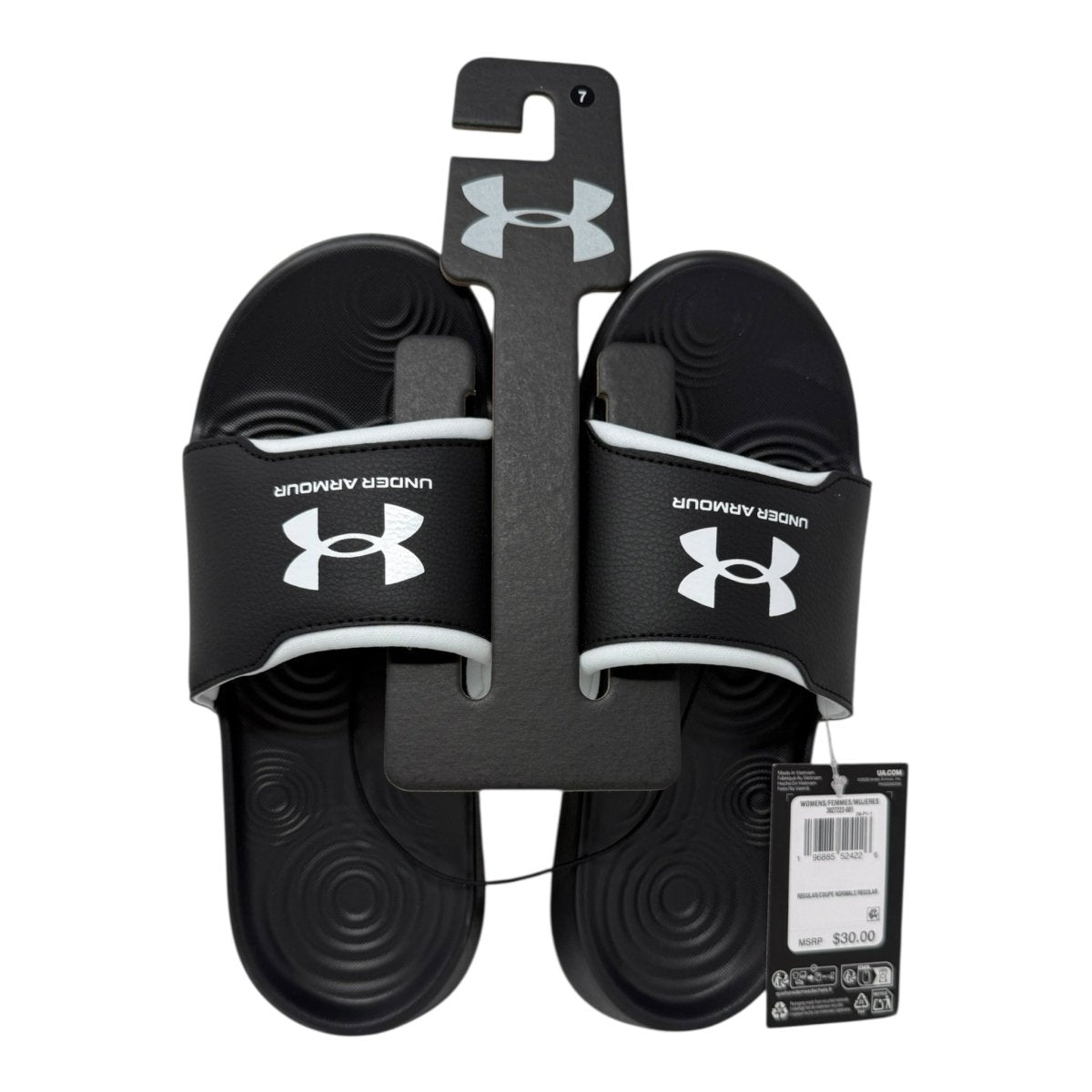 Under Armour Women’s Ignite Select Slide – Black/Black/White Size 7 US - LNJ Liquidations