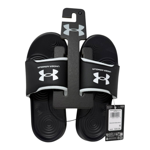 Under Armour Women’s Ignite Select Slide – Black/Black/White Size 7 US - LNJ Liquidations