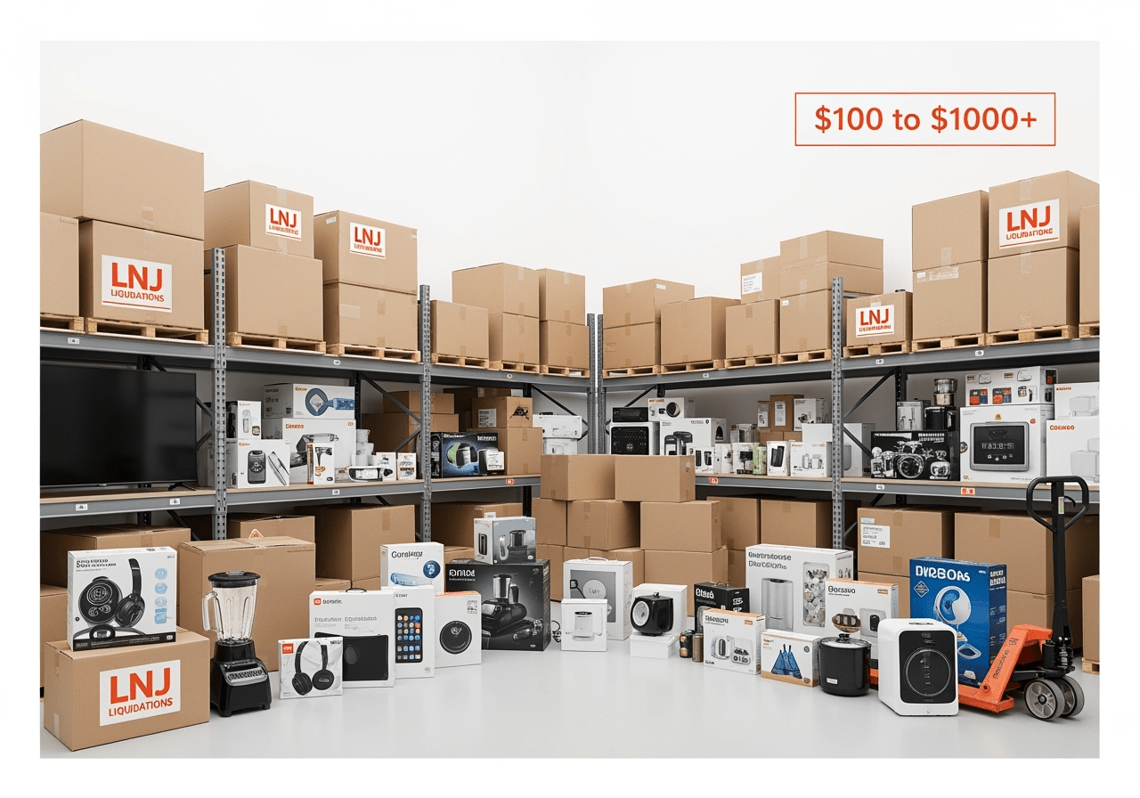 How to Start a Profitable Liquidation Reselling Business: Turn $100 into $1000+ Monthly Income - LNJ Liquidations