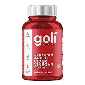 Goli Nutrition Apple Cider Vinegar Gummies 60 Count