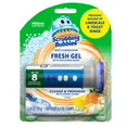 Scrubbing Bubbles Fresh Gel Toilet Cleaning Stamp, Citrus, Dispenser with 6 Gel Stamps, 1.34 oz