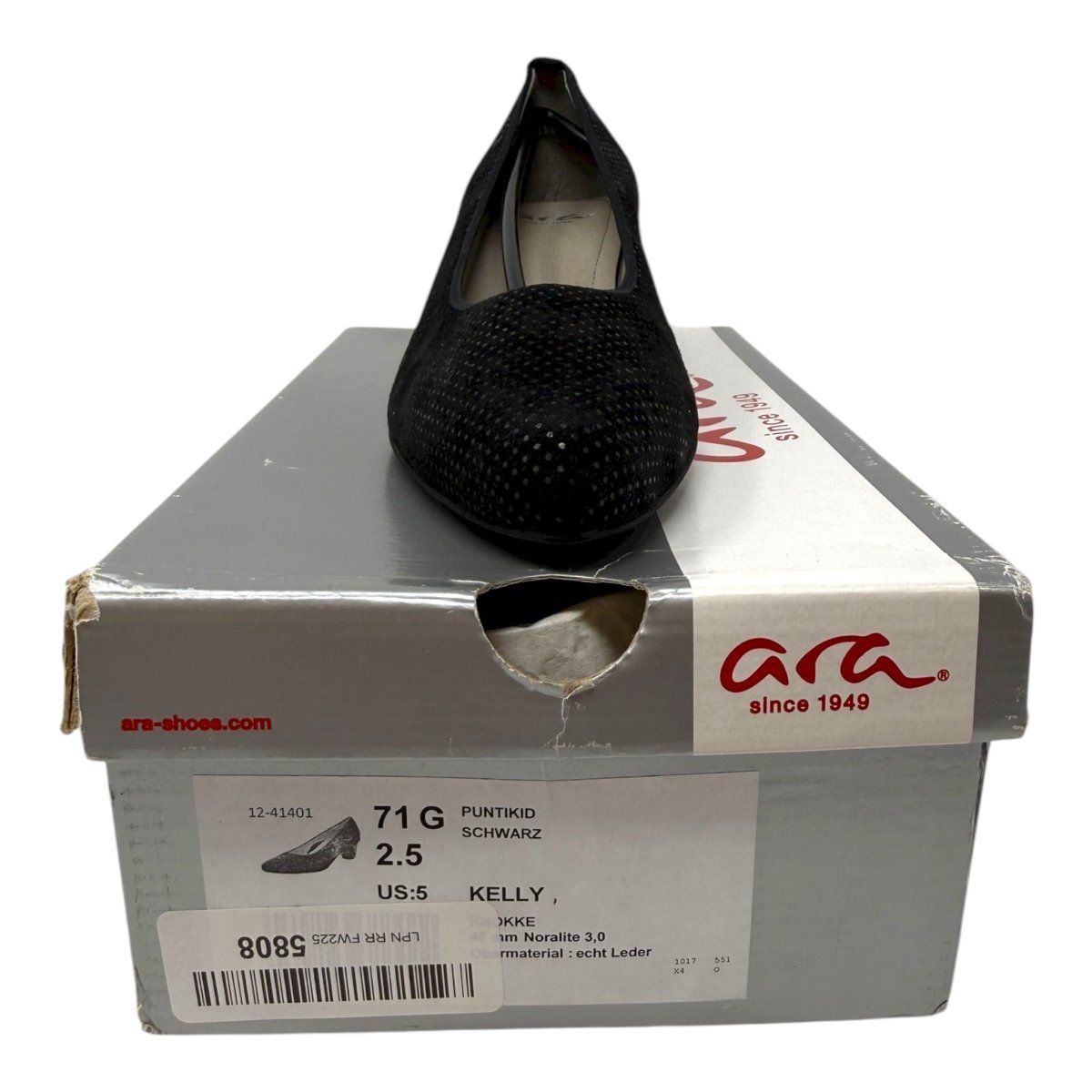 ARA womens Pump, Black, 5 US - Clothing And Accessories - LNJ Liquidations