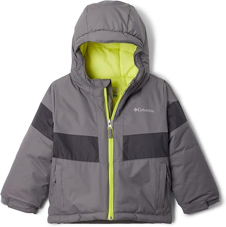 Columbia Youth Boys Lightning Lift II Jacket City Grey Shark X Large New - LNJ Liquidations