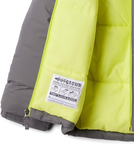 Columbia Youth Boys Lightning Lift II Jacket City Grey Shark X Large New - LNJ Liquidations