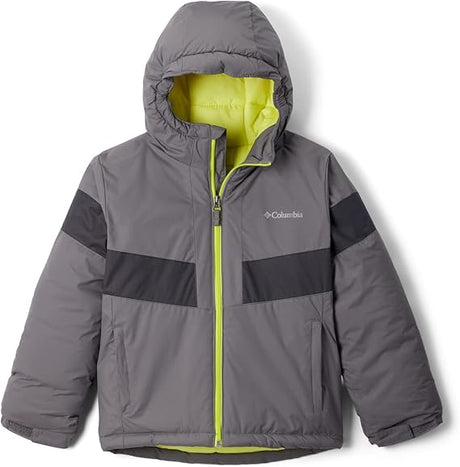 Columbia Youth Boys Lightning Lift II Jacket City Grey Shark X Large New - LNJ Liquidations