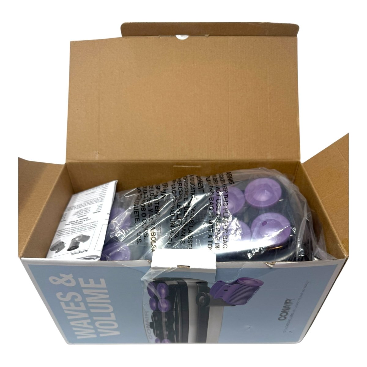 Conair Hot Rollers Hair Curlers Heated Rollers with Roller Clips - Open Box - LNJ Liquidations