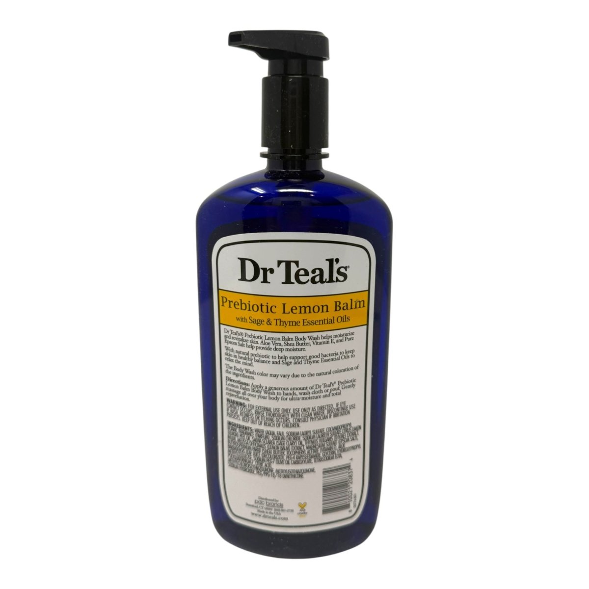 Dr Teal's Body Wash with Prebiotic Lemon Balm & Sage, 24 fl oz (Case of 4) - Health & Beauty - LNJ Liquidations