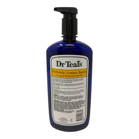 Dr Teal's Body Wash with Prebiotic Lemon Balm & Sage, 24 fl oz (Case of 4) - Health & Beauty - LNJ Liquidations