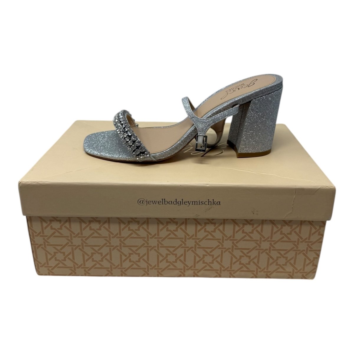 Jewel Badgley Mischka Lori Block Heel - Clothing And Accessories - LNJ Liquidations