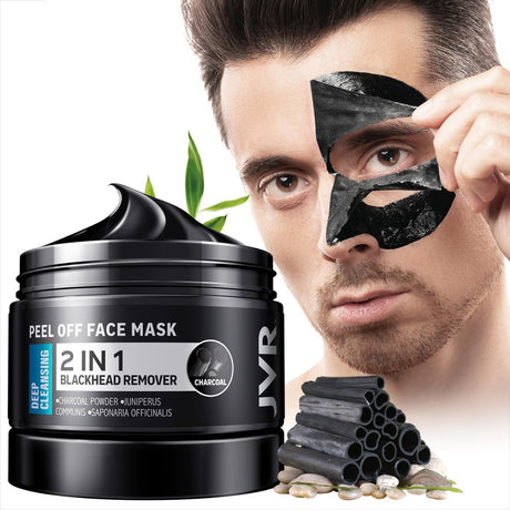 JVR Peel Off Face Mask - Blackhead Remover Mask for Men - Health & Beauty - LNJ Liquidations