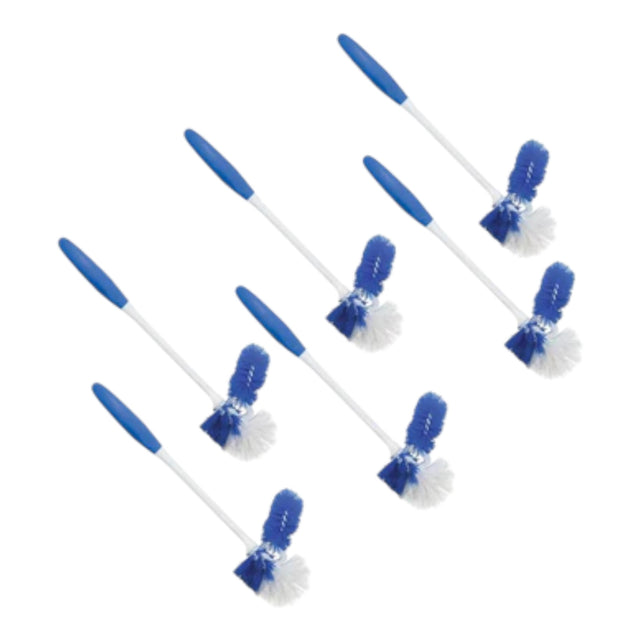 Lola Products Classic Toilet Brush with Under The Rim Scrubber 6 Pack - LNJ Liquidations