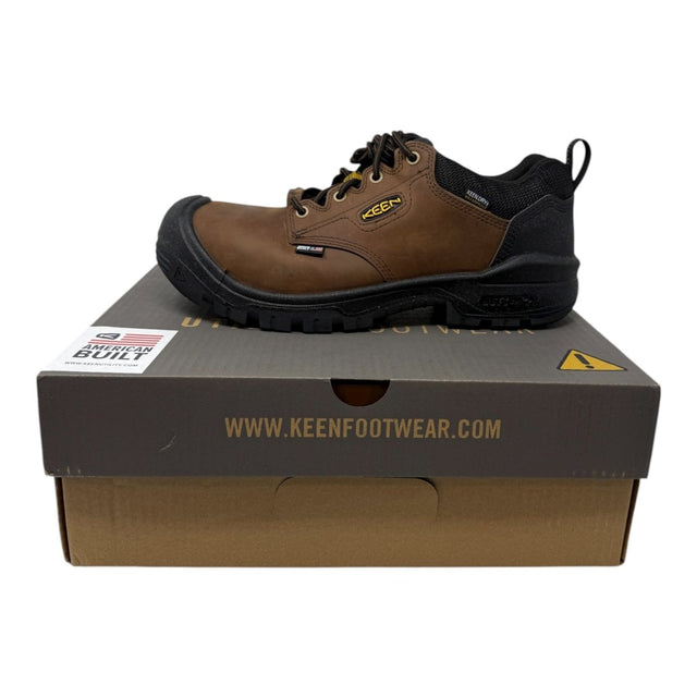 Men's - Independence Oxford Composite Toe Waterproof Work Shoes Dark Earth/Black - Clothing And Accessories - LNJ Liquidations