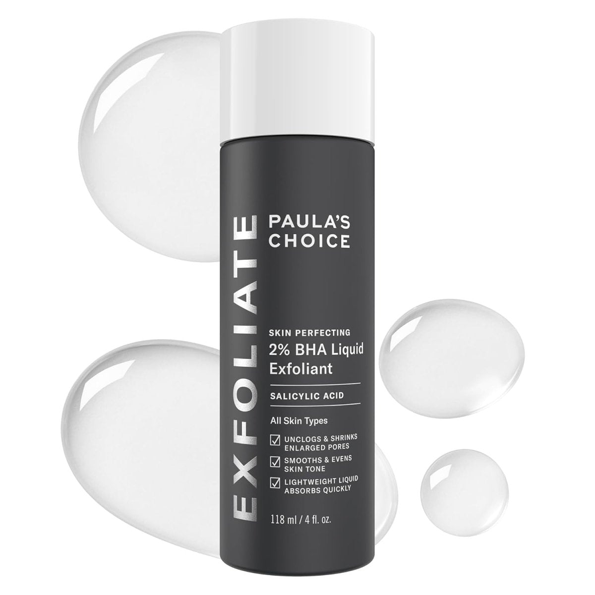 Paula's Choice SKIN PERFECTING 2% BHA Liquid Exfoliant, Salicylic Acid Exfoliant - Facial Exfoliator - LNJ Liquidations