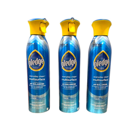 Pledge pH - Balanced Multisurface Spray Rainshower Scent 9.7 oz Case of 3 - LNJ Liquidations
