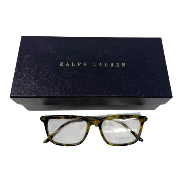 Polo Ralph Lauren Men's PH2259 Rectangular Prescription Eyewear Frames, Shiny Camo Havana/Demo Lens, 54 mm - Clothing And Accessories - LNJ Liquidations