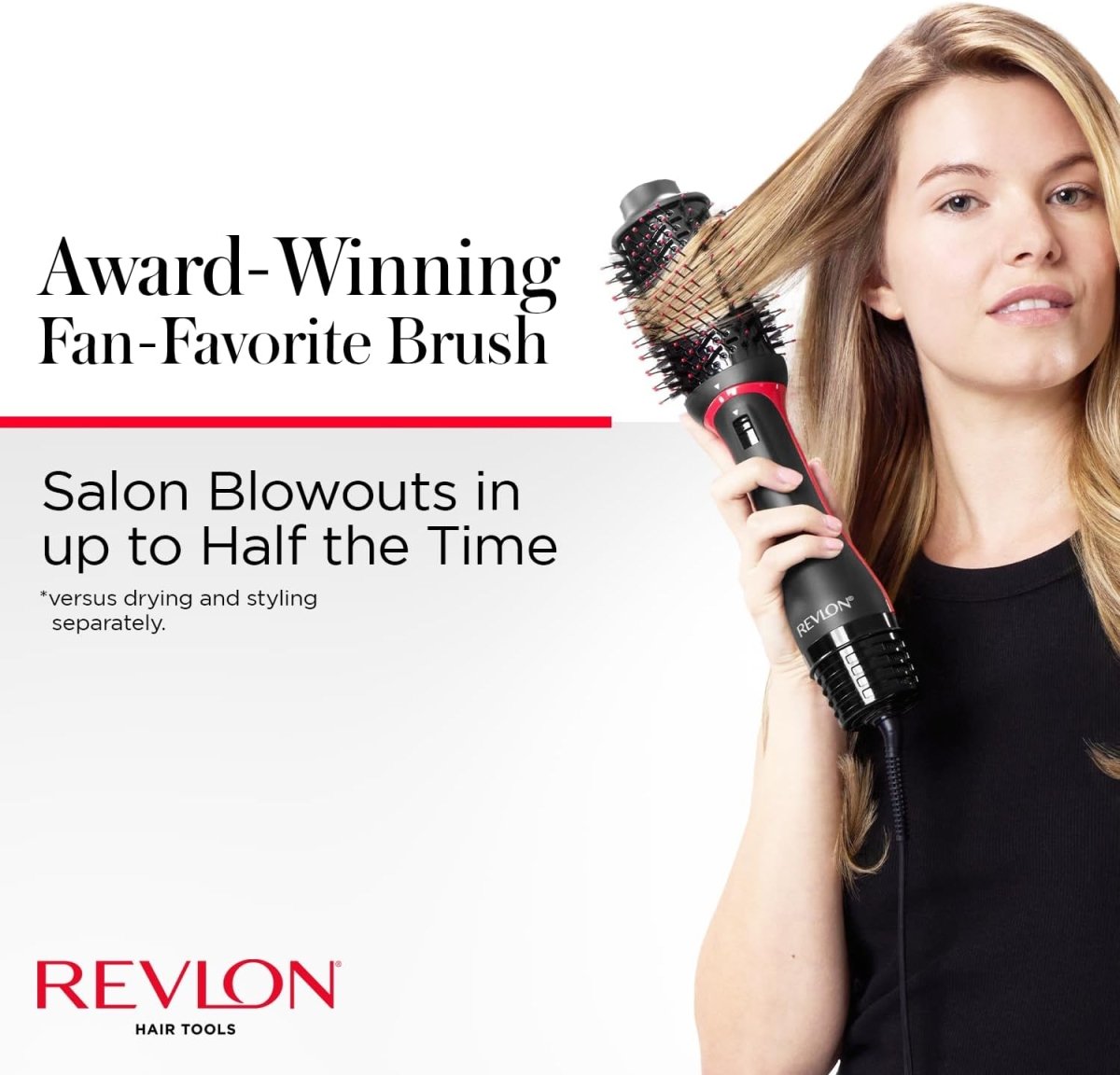 REVLON One Step Volumizer PLUS Hair Dryer and Styler Black Open Box - LNJ Liquidations