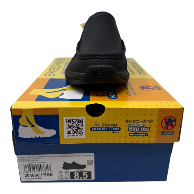Skechers Men's Parson - Oswin Slip - in Moccasin, Black, 8.5 - Clothing And Accessories - LNJ Liquidations